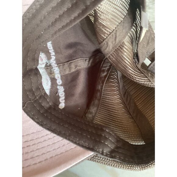 Duck Commander Dynasty Mesh Back Trucker Women's Pink Brown  Cap Hat Distressed - Picture 8 of 8